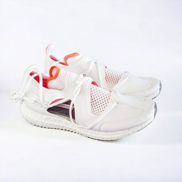 Stella McCartney x Adidas | Cutout Ultra Boost Trainer | White Knit Sneaker Sz 9 - Picture 5 of 15
